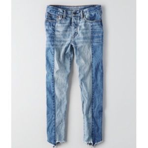 American Eagle two tone jeans